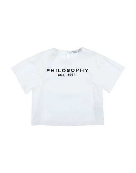 Женский топ Philosophy di Lorenzo Serafini, белый
