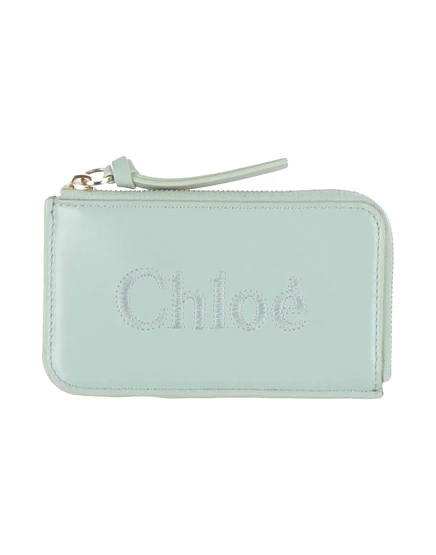 CHLOÉ Coin purses шалфейно-зелёный