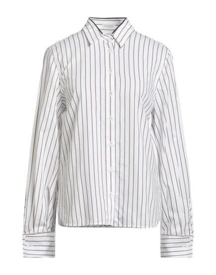 BRUNELLO CUCINELLI Pубашка белый