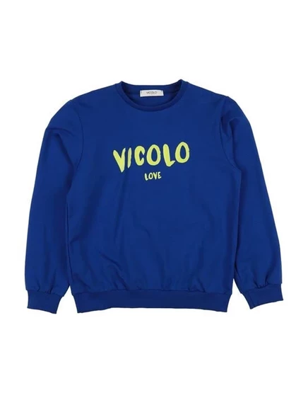 Женская толстовка Vicolo с логотипом, ярко-синяя