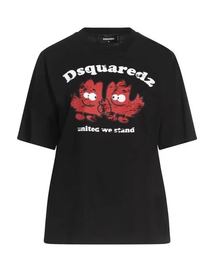 Женская футболка DSquared2, черная