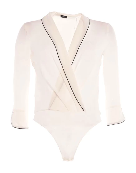 Женское боди Elisabetta Franchi IBIZEN, белое