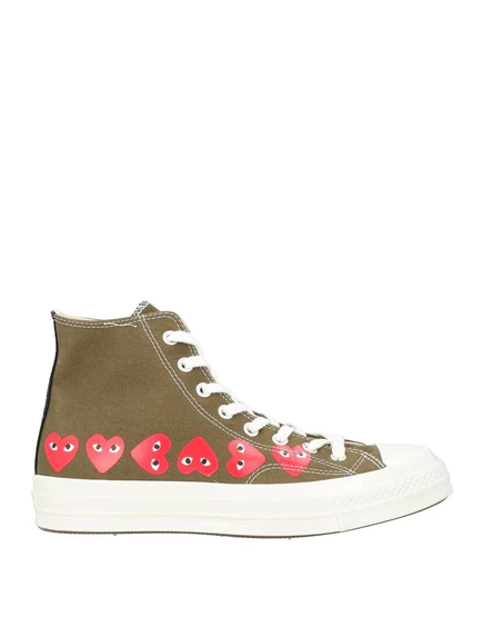 Мужские кеды Converse x Comme des Garçons Play, зелёный