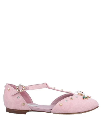 Женские балетки Dolce & Gabbana promotion_junior, розовые
