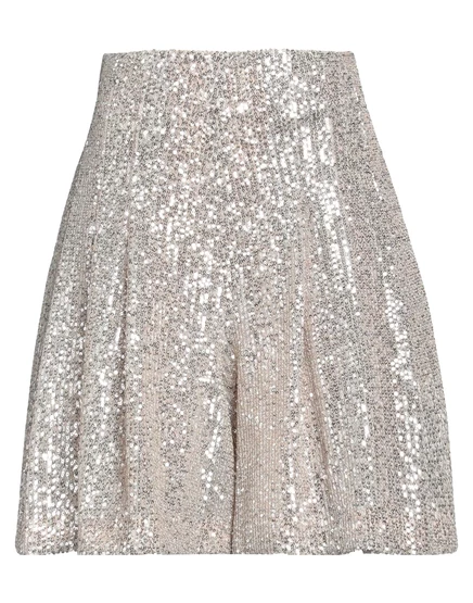 Женские бермуды Rochas Papermag, с пайетками, розовые