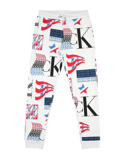 Детские брюки Calvin Klein Jeans Junior, белые