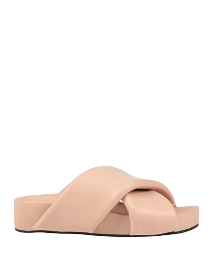 Женские кожаные сандалии Jil Sander, розовые