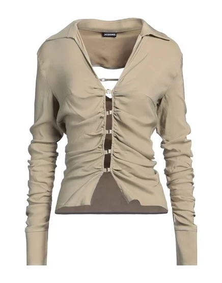 JACQUEMUS Pубашка бежевый