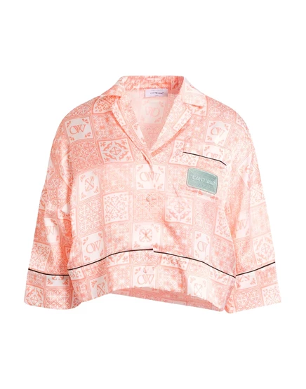 Женская рубашка Off-White Lorenz_SP, лососево-розовая