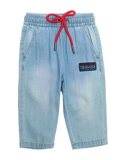 Детские джинсы Trussardi Junior прямые, синие