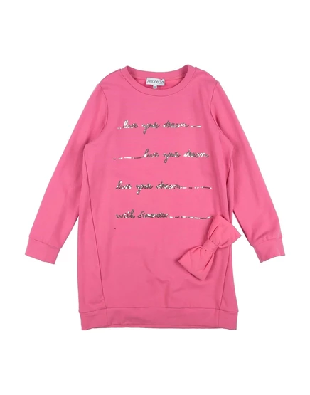 Детское платье Simonetta promotion_junior из флиса, розовое