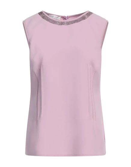 Женский топ Botondi Couture с кристаллами, сиреневый
