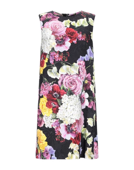 DOLCE&GABBANA Короткое платье чёрный