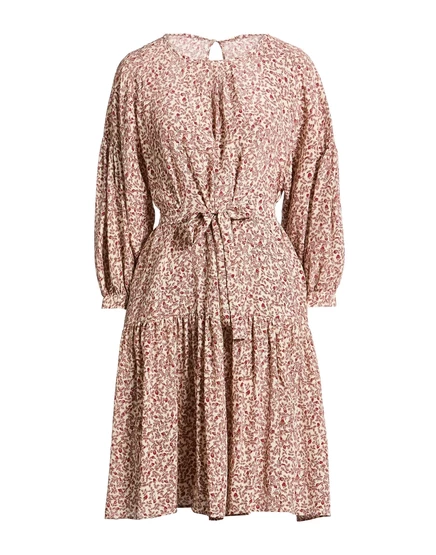 Женское миди-платье Weekend Max Mara с цветочным принтом, розовое