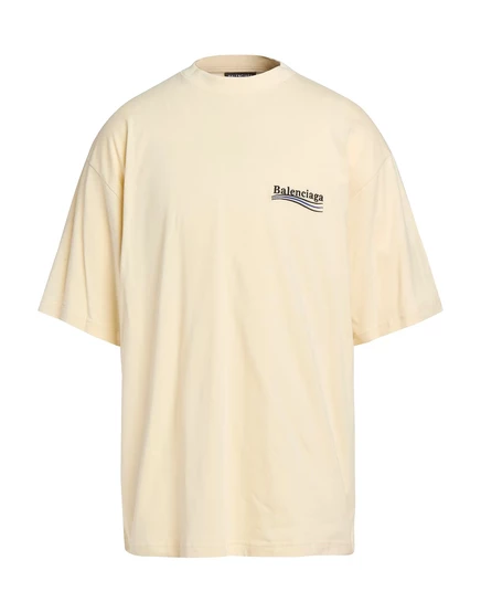 Мужская футболка Balenciaga, песочная