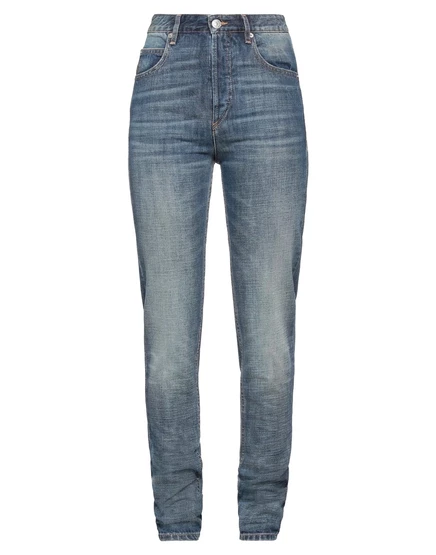 Женские джинсы Marant Toile mom, высокая талия, синие