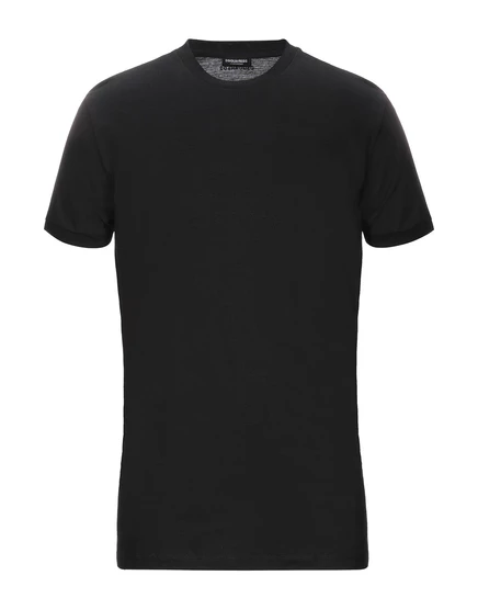 Мужская майка DSquared2 BRACCIALIN хлопковая, чёрная