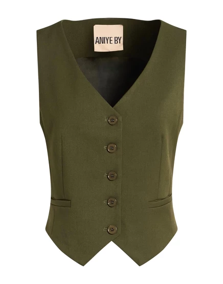 ANIYE BY Tailored Vests зелёный милитари
