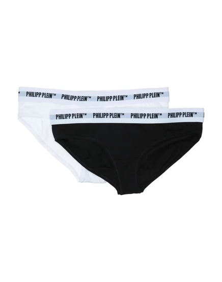 Женские трусы Philipp Plein PAPERMAG, 2 шт., черные