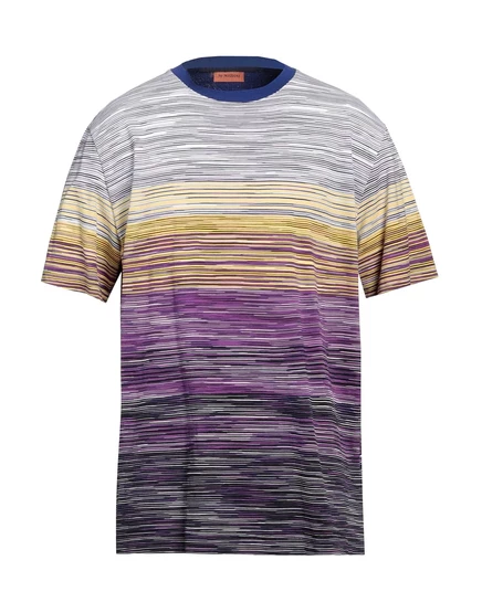 Футболка Missoni Papermag в полоску из 100% хлопка, желтая