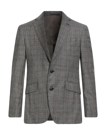 Мужской пиджак Hackett однобортный, серый