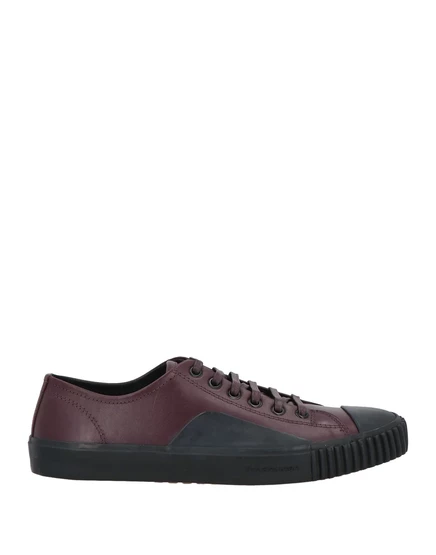 Женские кеды Balenciaga кожаные, бордовые