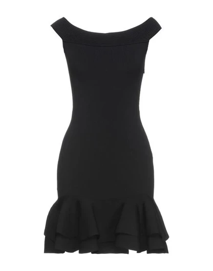 MCQUEEN Короткое платье чёрный