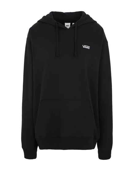 Мужская толстовка Vans с капюшоном, хлопковая, черная