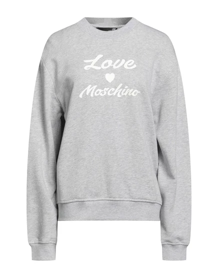 Женский свитшот Love Moschino Hamish, светло-серый