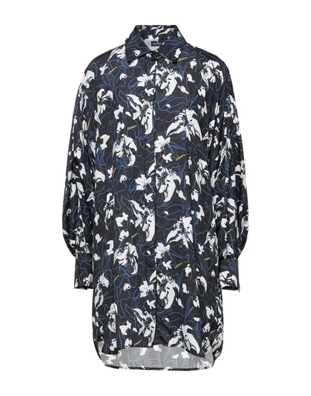 MARCELO BURLON Короткое платье чёрный