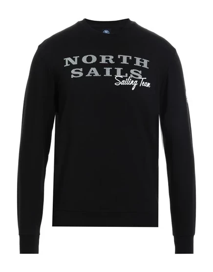 Толстовка North Sails с принтом, чёрная