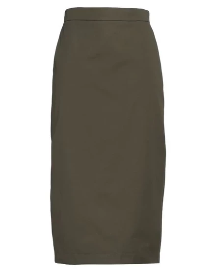 MAX MARA Юбка миди зелёный милитари