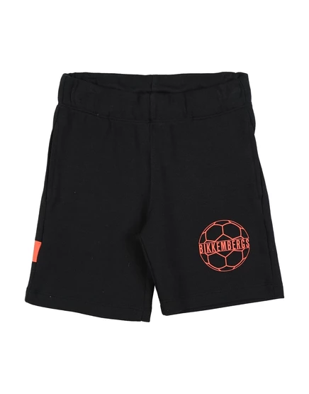 Детские шорты Bikkembergs из джерси, чёрные