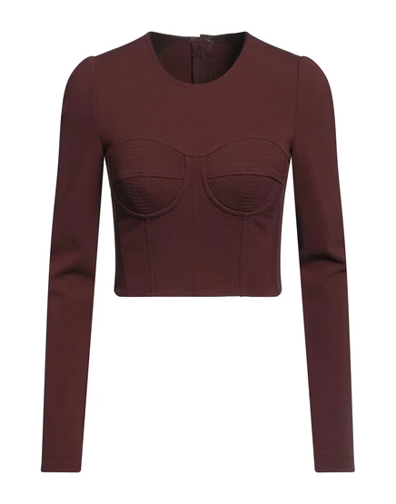 Женский топ Dolce & Gabbana BRACCIALIN, шоколадный