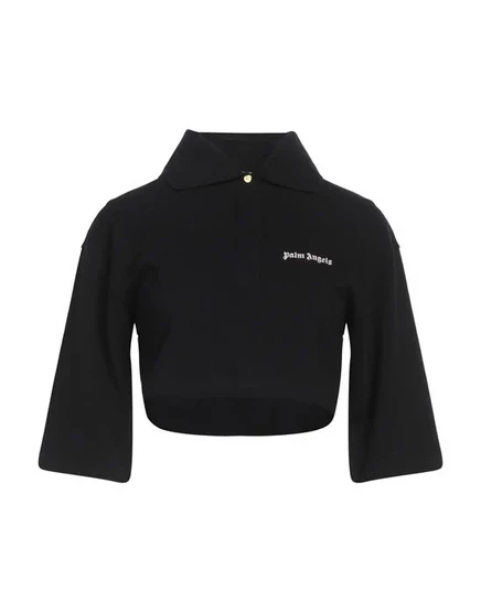 PALM ANGELS Поло чёрный