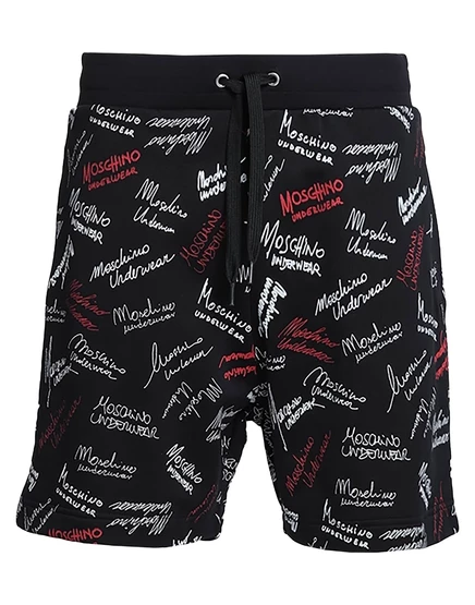 Мужские пижамные брюки Moschino Papermag, черные