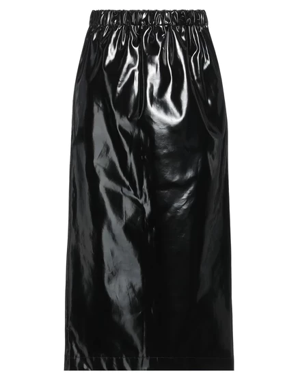 Женская расклешенная юбка миди Maison Margiela, черная