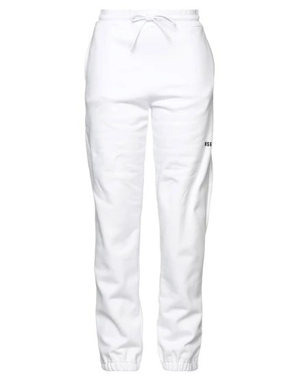 Женские спортивные брюки MSGM Lorenz_SP, белые