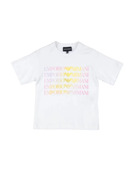 Женская футболка Emporio Armani Promotion Kid, белая