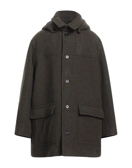 Мужское пальто Burberry PAPERMAG, тёмно-зелёное