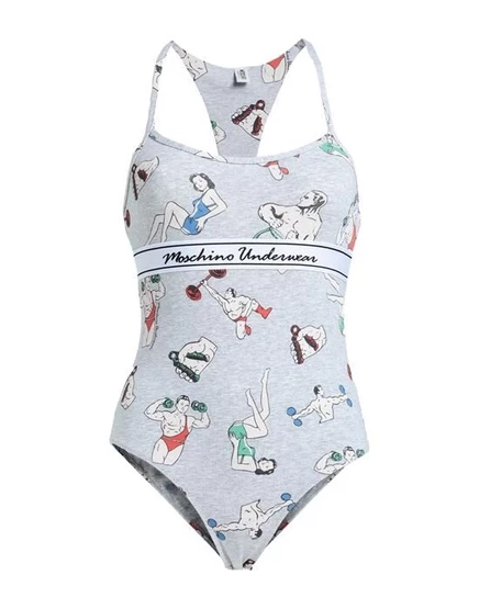 MOSCHINO Боди серый