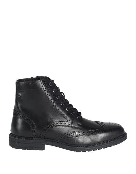 Мужские кожаные ботинки Jack & Jones JADR, черные