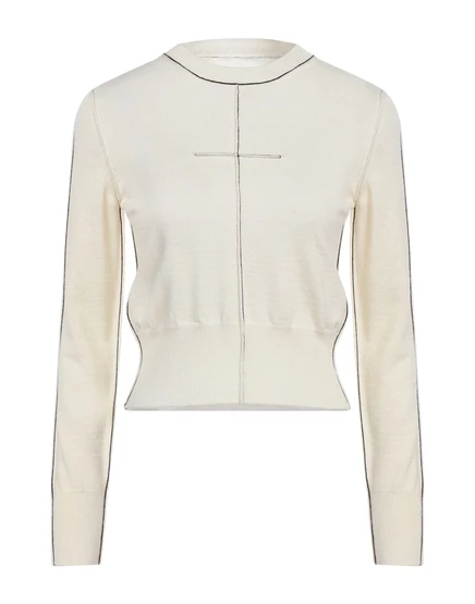 Женский свитер MM6 Maison Margiela Lorenz_SP, кремовый