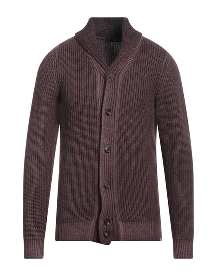 Кардиган Lardini из кашемира, сливовый