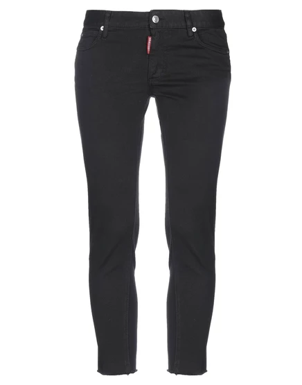 Женские брюки DSquared2 Wonderwoman, зауженные, черные