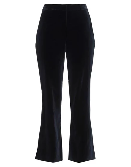 Женские брюки Stella McCartney клёш, иссиня-чёрные