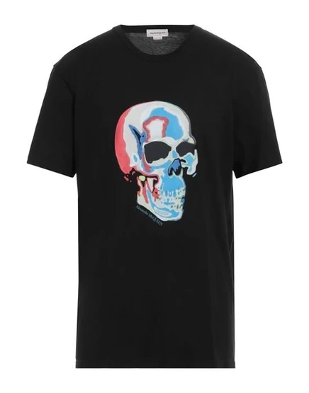 Футболка McQueen с логотипом, чёрная