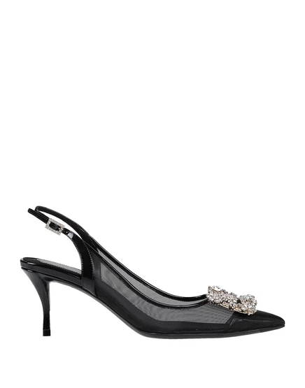 Женские туфли roger vivier papermag, черные