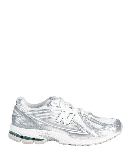 Мужские кеды New Balance низкие серебристые