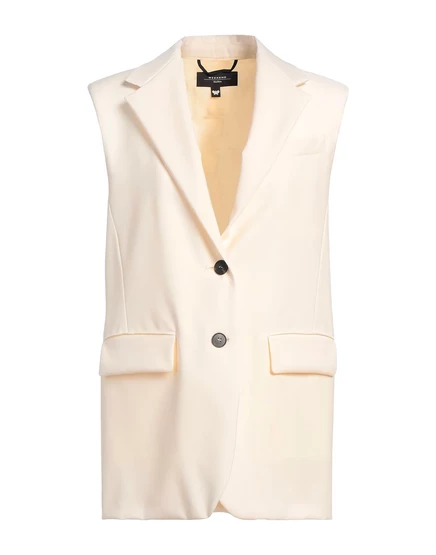 Женский однобортный пиджак Weekend Max Mara, светло-кремовый